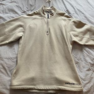 Nike Silver/Gray Medium Pullover Zip-Up